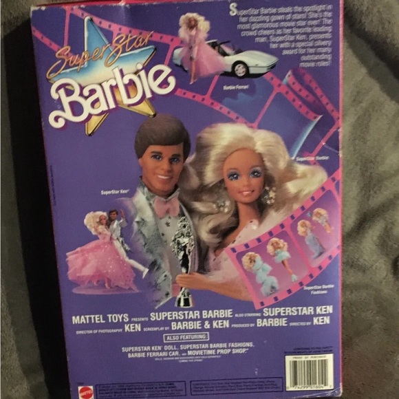 ❌SOLD❌ 1988 Super Star Barbie (Unopened) #1604 - Picture 3 of 3